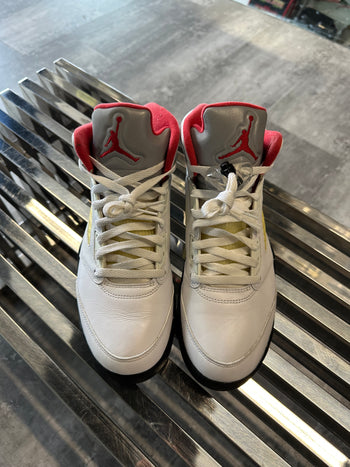 Air Jordan 5 Retro Fire Red Silver Tongue 2020 (USED NO BOX)