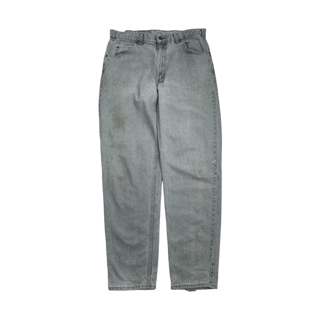 (36) Vintage Orange Tab Levis Pants Washed Blue