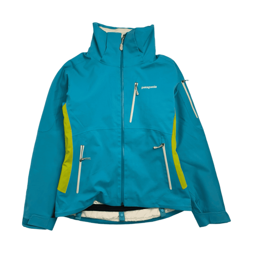 Vintage Womens Insulated Patagonia Shell Jacket Light Blue | Vintage Clothing Store Canada