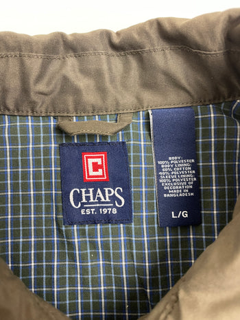 (L) Vintage Chaps Harrington Jacket Brown