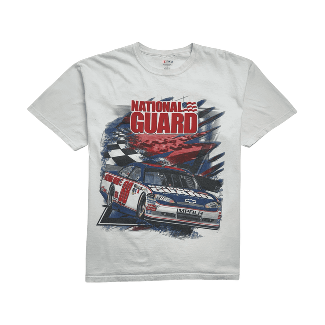 (L) National Guard Dale Earnhardt Jr. Nascar Tee White