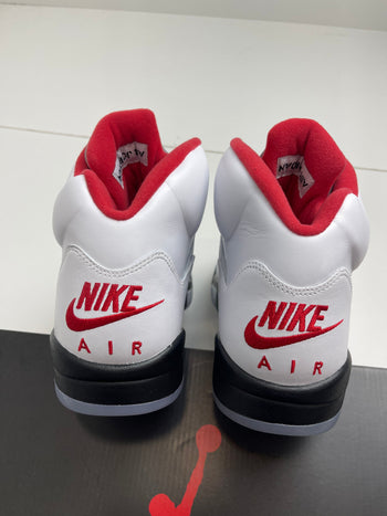 Air Jordan 5 Retro Fire Red Silver Tongue 2020