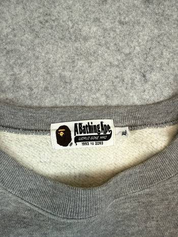 BAPE Apesta Film Star Sweatshirt Grey (USED)
