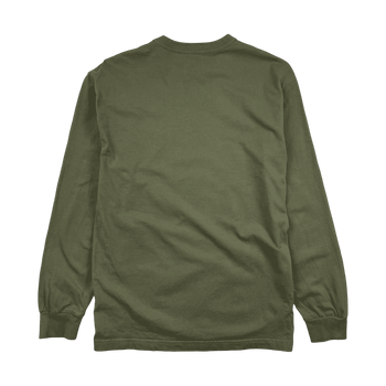 Palace Sofar L/S Tee Olive Green (USED)