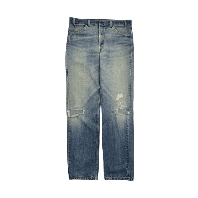 (37) Vintage 505 Levis Orange Tab Denim Pants
