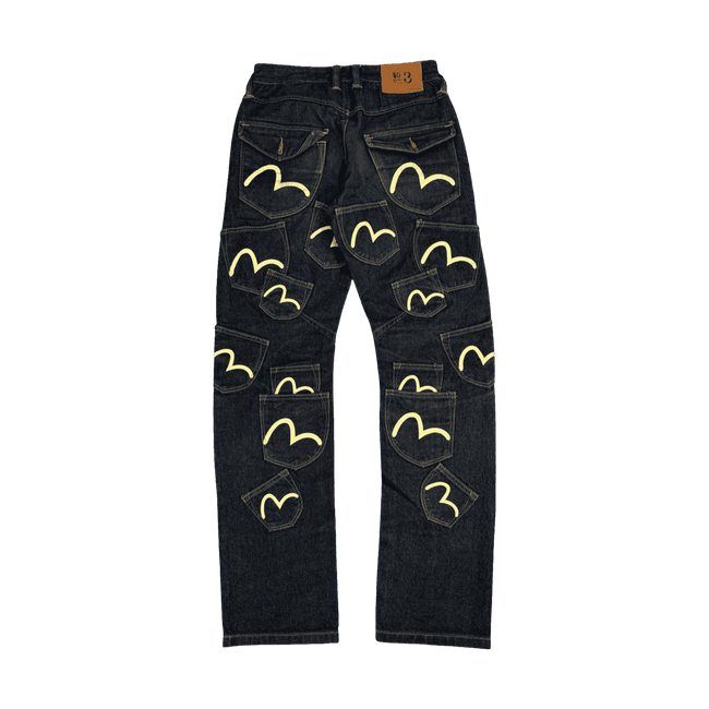 Evisu No. 3 Seagull Multi Pocket Denim Pants