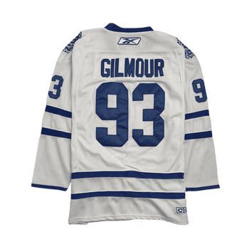Vintage 90s NHL Toronto Maple Leafs Doug Gilmour Hockey Jersey White