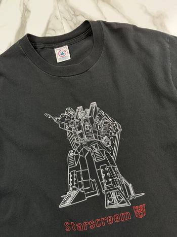 Vintage 2000 Transformers Starscream Tee Black