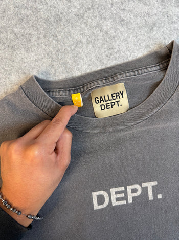 Gallery Dept Address L/S Tee Dark Grey (USED)