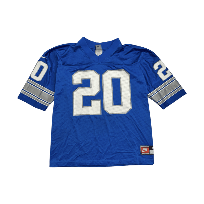 (L) Vintage Nike Barry Sanders Detroit Lions Jersey