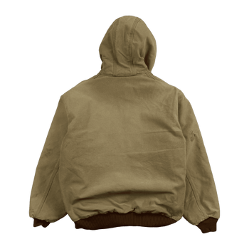 Vintage Carhartt Hooded Work Jacket Beige