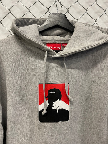 Supreme Portrait Hoodie FW20 Heather Grey (USED)