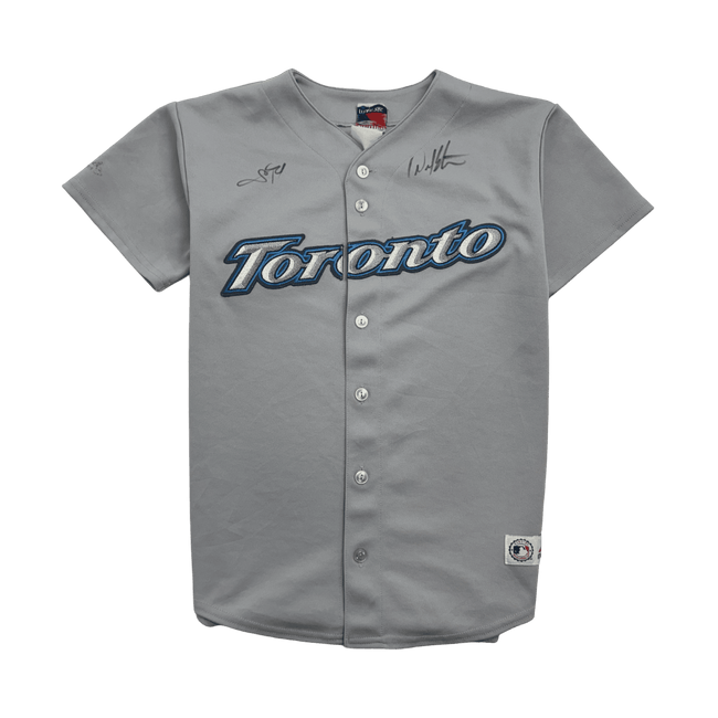 (S) Vintage MLB Toronto Blue Jays Jersey Grey