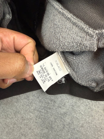 BAPE Spell Out Dark Camo Varsity Jacket Black/Grey (USED)