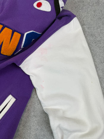 BAPE Varsity Shark Jacket Purple (USED)