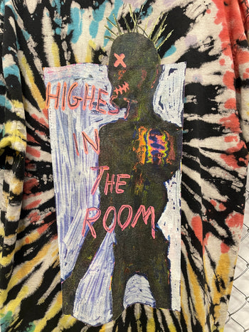 Travis Scott Highest In The Room Tie Die Tee (USED)