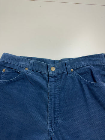 (32) Vintage Lee Corduroy Pants Blue