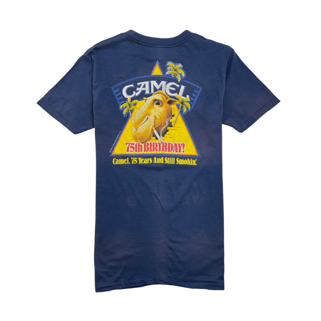 (S) Vintage Cigarette Camel Tee Navy