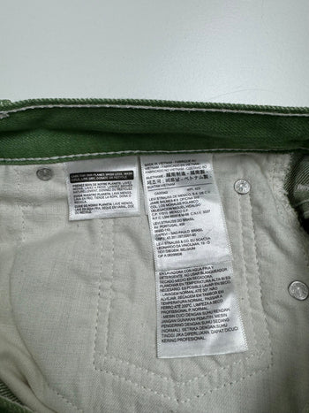 (36) Levi's 569 Denim Shorts Green