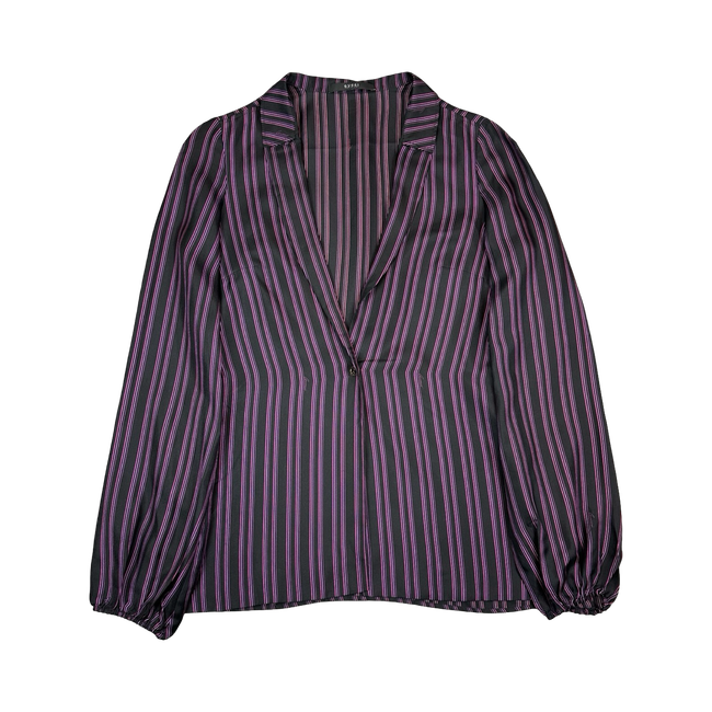 Women’s Gucci Tom Ford Silk Striped Blazer Purple