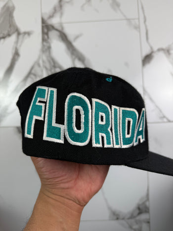 1990’s Florida Marlins Side Spell Out American Needle MLB Snapback Hat