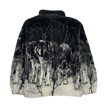 Vintage Sea To Sky Nature Zip-Up Fleece