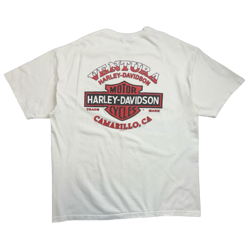 Vintage 2005 Harley Davidson Ventura Tee White