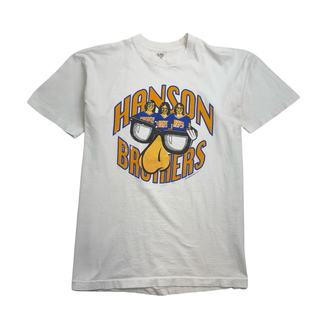 Vintage 90s Hanson Brothers Tee White