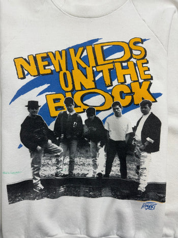 (XS) Vintage '89 New Kids On The Block Sweatshirt White
