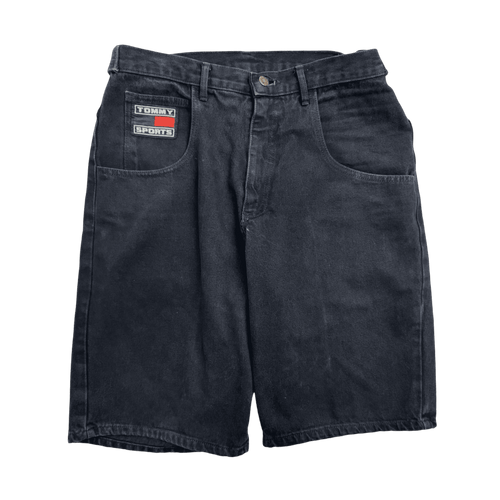 Vintage Tommy Hilfiger Sports Denim Short Black | Vintage Clothing Store Canada