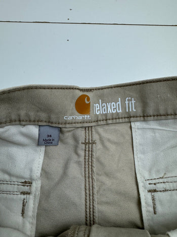 (34) Carhartt Carpenter Cargo Shorts Khaki