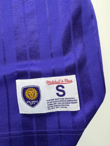 (S) Mitchell & Ness Orlando City Soccer Jersey Purple