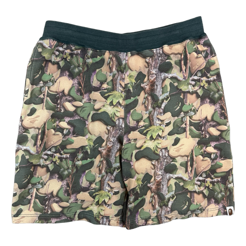 BAPE Tree Camo Shorts Green (USED) | Vintage Clothing Store Canada