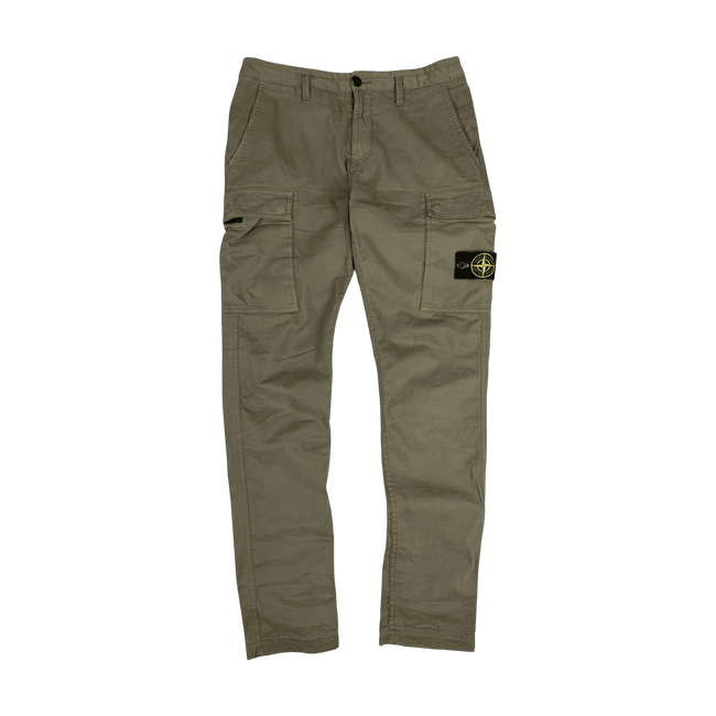 Stone Island Classic Cargo Pants Olive (USED)