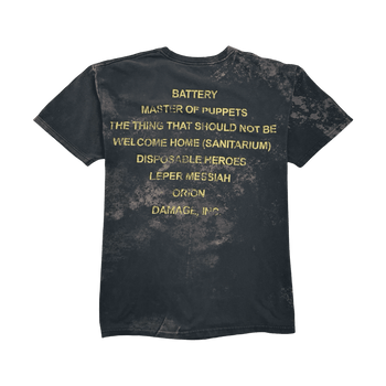 (L) Metallica Master Of Puppets 2010 Tee Black