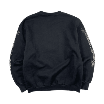 Vintage 1990 3D Emblem Harley Davidson Sweatshirt Black
