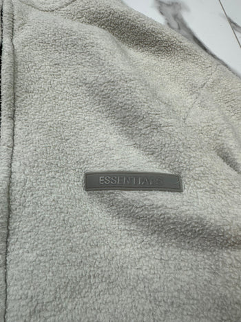 Fear of God Essentials Polar Fleece Half-Zip Oatmeal (USED)