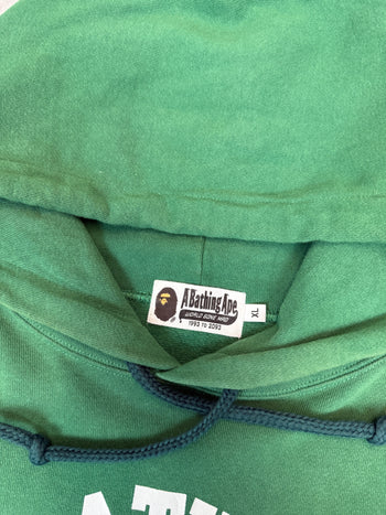 BAPE College Pullover Hoodie Green (USED)
