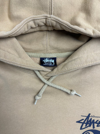 Stussy 8-Ball Logo Hoodie Gold (USED)