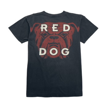 (L) Vintage 90s Red Dogs Tee Black