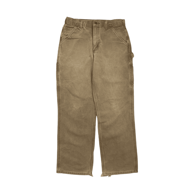 (32) Vintage Carhartt Carpenter Pants Light Brown