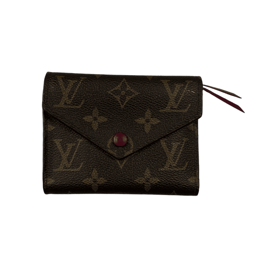 Louis Vuitton Monogram Victorine Wallet Brown/Fushcia | Vintage Clothing Store Canada