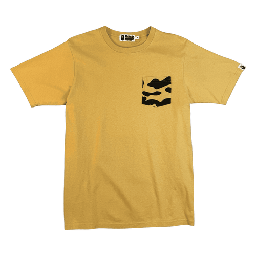 BAPE 1st Camo ASNKA Pocket Tee Yellow (USED) | Vintage Clothing Store Canada