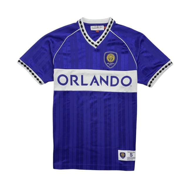 (S) Mitchell & Ness Orlando City Soccer Jersey Purple