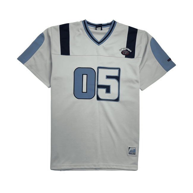 Vintage Y2k FUBU Jersey Light Grey