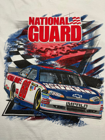 (L) National Guard Dale Earnhardt Jr. Nascar Tee White