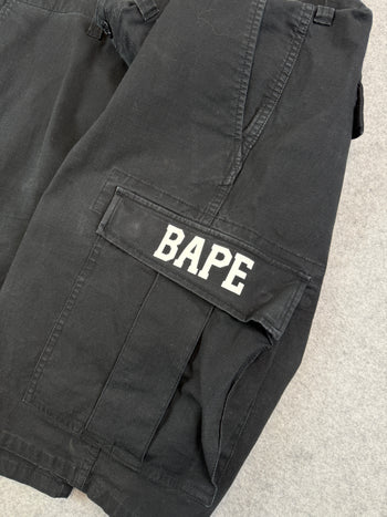 BAPE 6 Pocket Shorts Black (USED)