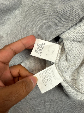 BAPE x Swarovski Crystal Shark Logo Sweatshirt Grey (USED)