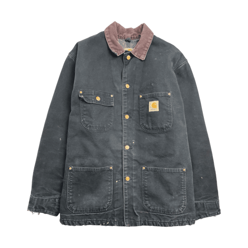 Vintage Carhartt Lined Chore Jacket Black | Vintage Clothing Store Canada