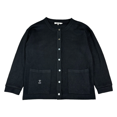 Women's Dior Uniform Wool Cardigan Black | Vintage Clothing Store Canada